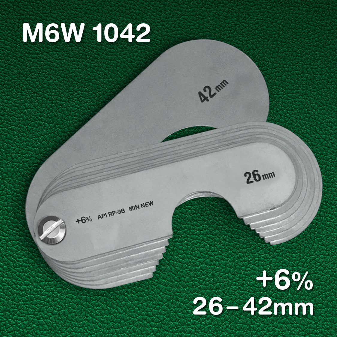 Stainless - Metric +6% (10 Gauge Sets)