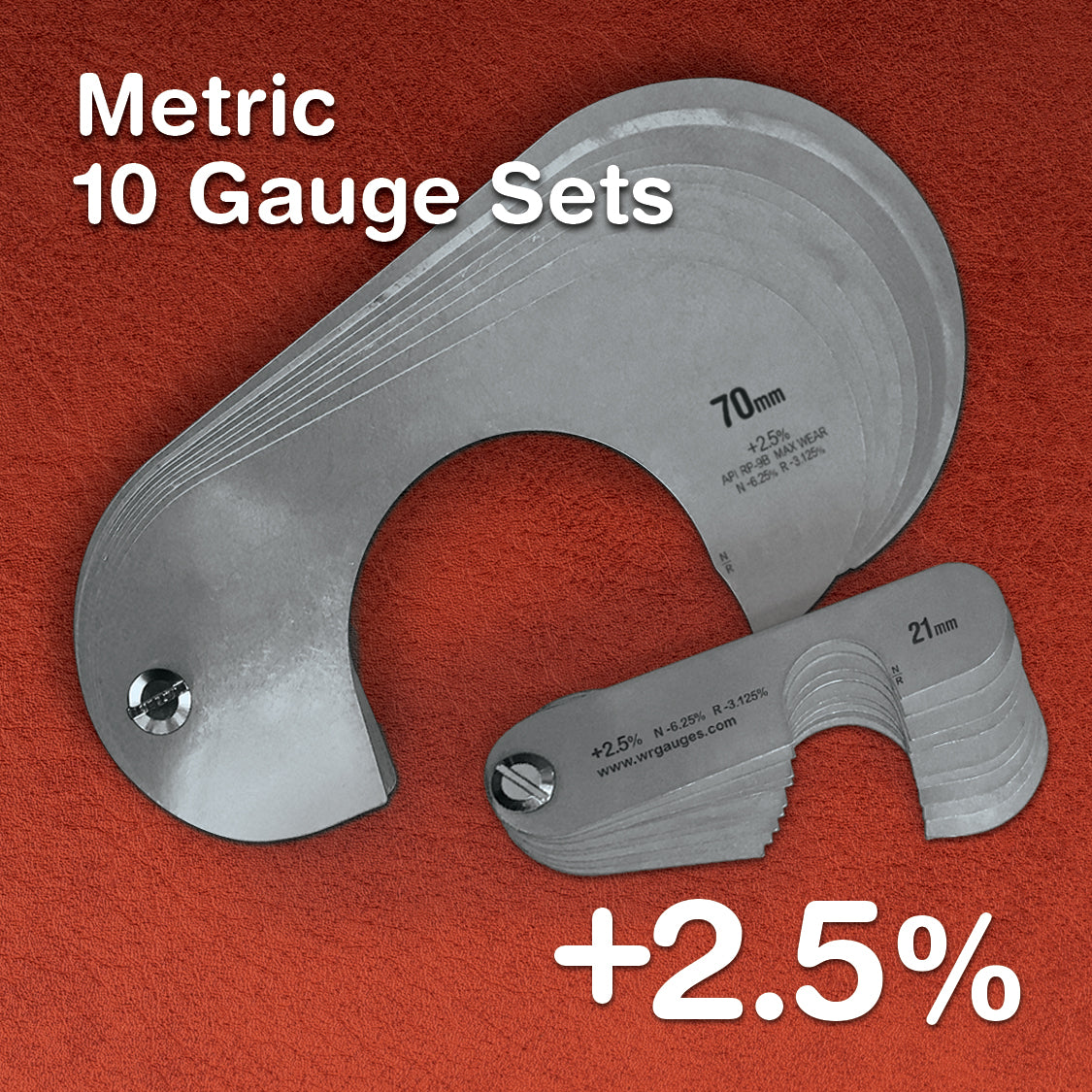 +2.5% Metric 10 Gauge Sets