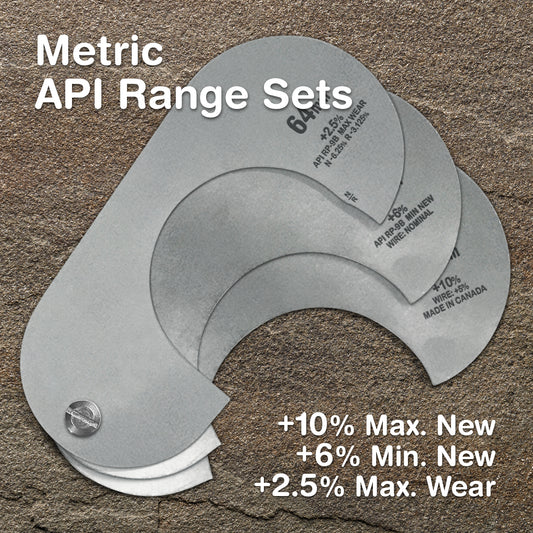 Range Sets - Metric Sizes - API RP 9B