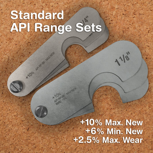 Range Sets - Standard Sizes - API RP 9B