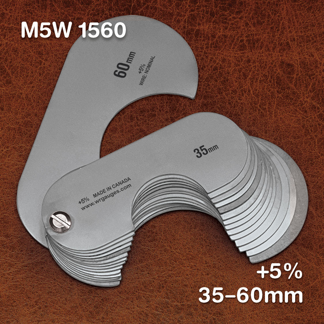 Stainless - Metric +5% All Sizes – Sheave Gauges Online