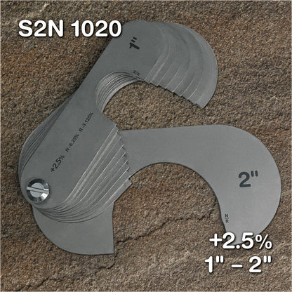 1-2 Stainless Sheave Gauge