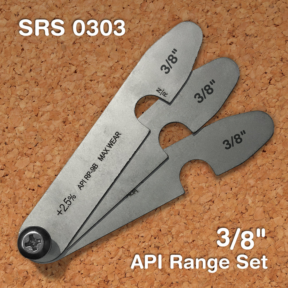 Stainless Range Sets - Standard - API RP 9B – Sheave Gauges Online